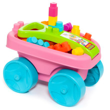 Carrito con 20 bloques Molto Rosa 23461