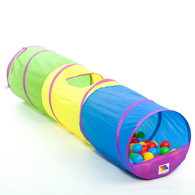 Tunel plegable para niños con 25 pelotas incluidas