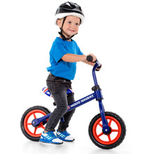 Bicicleta sin pedales - Minibike Azul Molto + Casco Rojo MLT 20210/WEB1