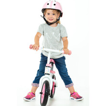 Bicicleta sin pedales Minibike Rosa Molto + Casco Rosa MLT 20212/WEB1