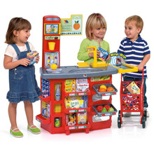 Supermarché de jouets électroniques + panier 12186