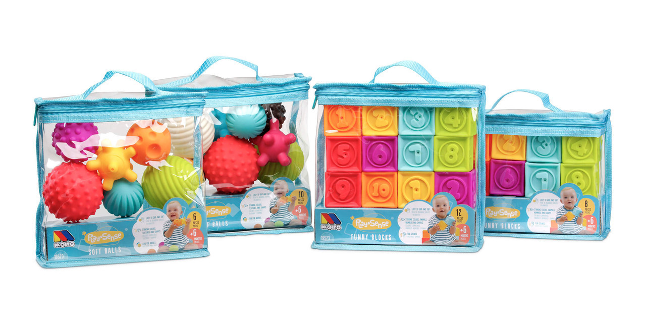 Sac de boules sensorielles 6 pcs Molto