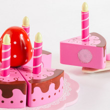 Jouet en bois gâteau d'anniversaire gâteau de fête Molto