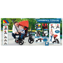 Tricycle pour enfants Tricycle Urbain Évolutif Pliable Ville