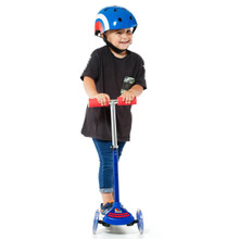 Trottinette enfant lumineuse - Maxi Scooter Bleu