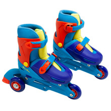 Patins à roues alignées pour enfants 3 patins en ligne bleu 22217