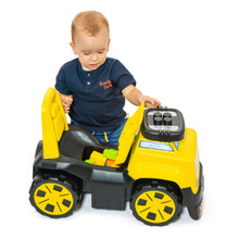 Véhicule porteur SUV jaune 3 en 1 + ensemble de blocs 23203/WEBY