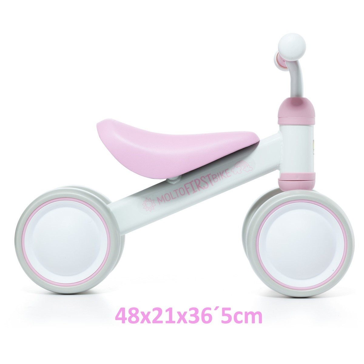 Pédales De Vélo Enfant Rose - Paire De Remplacement Plastique/métal, Antidérapantes, 10,5x8 Cm - 2