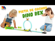 Piste de voiture avec piste de dinosaure en boucle 24411