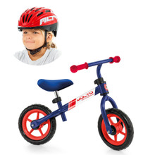 Vélo sans pédales - Molto Blue Minibike + Casque Rouge MLT 20210/WEB1