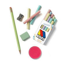 Scrivania per bambini con lavagna 2 in 1