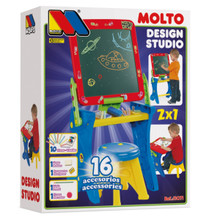 Scrivania per bambini con lavagna 2 in 1