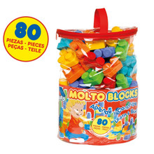 Borsa di blocchi Molto 80 pezzi