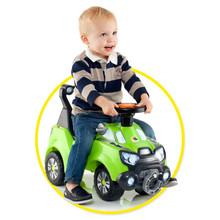 Auto cavalcabile verde 4 in 1 con dondolo di Moltó 13238