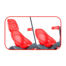 Poggiatesta del triciclo per bambini Urban Trike Soft Control Rosso