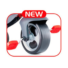 Ruote silenziose del triciclo per bambini Urban Trike Soft Control Rosso