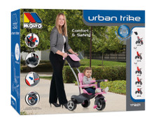 Triciclo per bambini Urban Trike Soft Control rosa