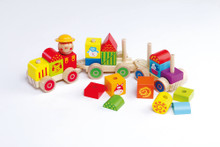 Trenino in legno Happy Train 19275