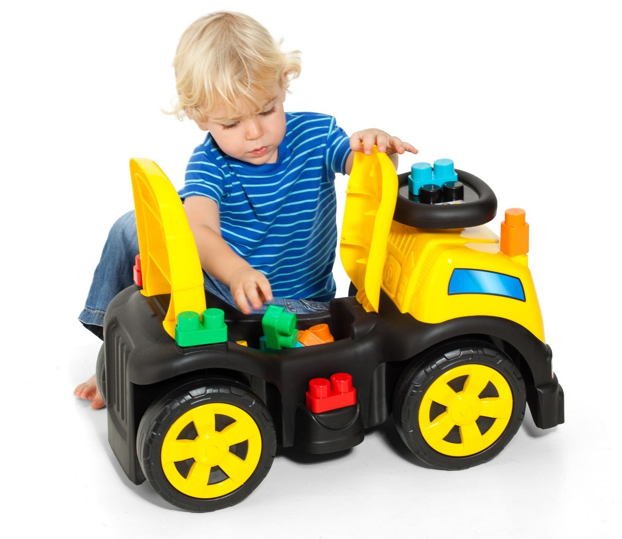 Cavalcabile 3 in 1 + set di blocchi da 50 pezzi