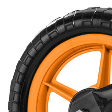 Minibike Balance Bike Molto Orange - senza casco. Ruote da 10 pollici antiforatura.