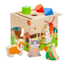 Cubo di attività in legno Cubo di attività