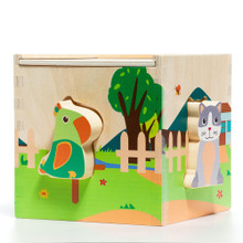 Cubo di attività in legno Cubo di attività