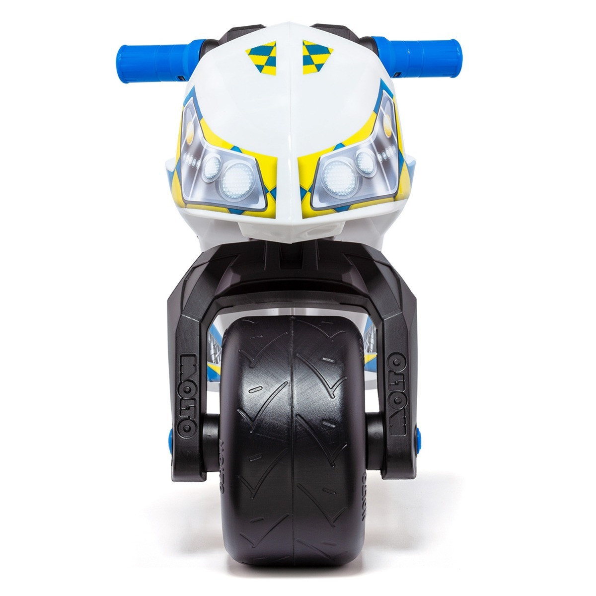 Motocicletta cavalcabile della polizia bianca Molto Cross