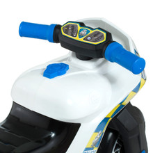 Motocicletta cavalcabile della polizia bianca Molto Cross