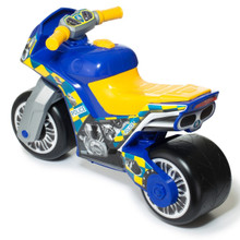 Motocicletta cavalcabile Molto Cross Police blu