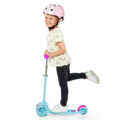 Monopattino per bamnini con Luci – Maxi Scooter Rosa