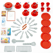 Cucina giocattolo elettronica gourmet + Set acc. Cucina 22170/WEB1