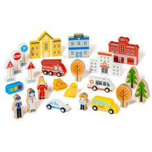 Città in legno La mia prima città Molto 21291