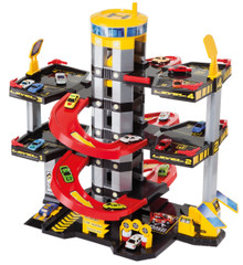 Parcheggio giocattolo 5 piani + 10 auto + arazzo gioco 15417/WEB2