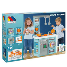 Molto Kitchen Cucina per bambini - Blu + Set acc. cucina