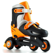 Pattini in linea per bambini evolutivi Molto Orange 23214