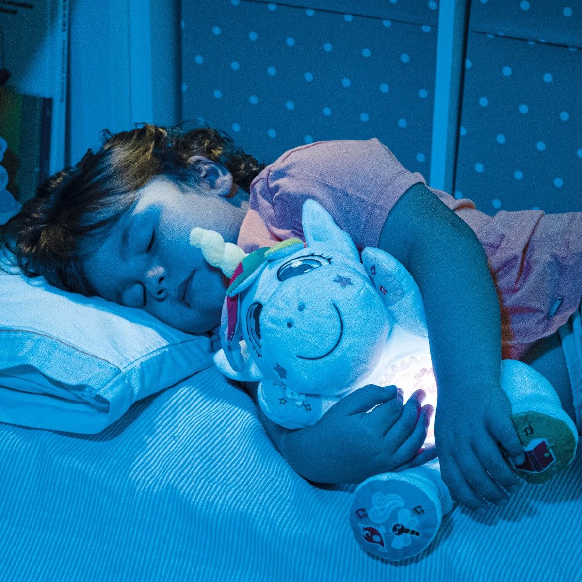 Set di peluche Gusy Light Unicorno