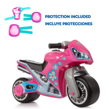Moto Molto Cross Premium Ride-On Rosa + Protezioni Rosa 12222/WEB3