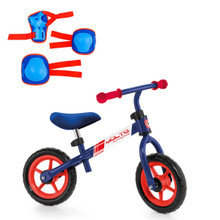 Bicicletta senza pedali - Minimoto Molto Blu + Protezioni Blu 24210/WEB2