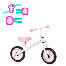Minimoto Molto Rosa senza pedali + Protezioni Rosa 24212/WEB2