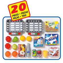 Elektronischer Spielzeugsupermarkt + Einkaufswagen 12186
