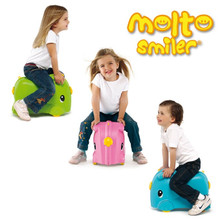 Sehr Smiler Blauer Mitfahrkoffer