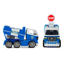 Polizeiwagen. Viel