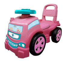 3 x 1 rosa Aufsitztruck mit 10 Blöcken