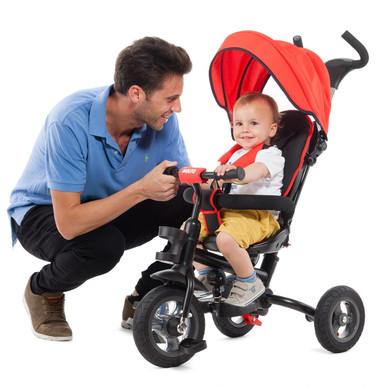 Evolutionäres Dreirad Urban Trike Platin Molto klappbar - Blau
