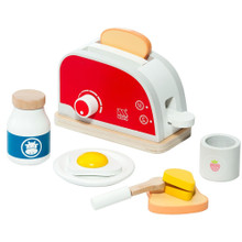 Holzspielzeug-Toaster, Toaster-Set, sehr hochwertig