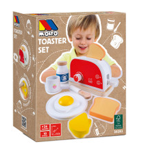 Holzspielzeug-Toaster, Toaster-Set, sehr hochwertig
