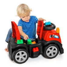 Rotes 3-in-1-Aufsitz- + Block-Set