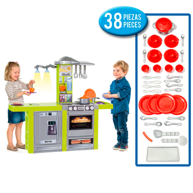 Master Kitchen Elektronische Kinderküche + Kochspielset