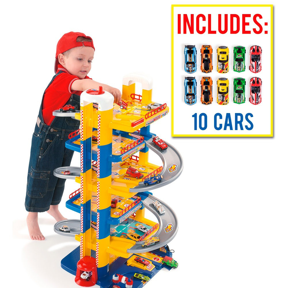 Kinderparkplatz 6 Etagen + 10 Autos