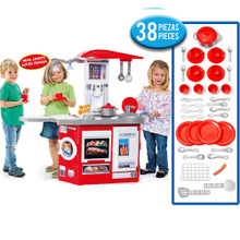Very Cook'n Play Elektronische Kinderküche Neuauflage + Zubehör
